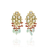 Parinitha Fluorite Drops Kundan Haar Set - The Pashm